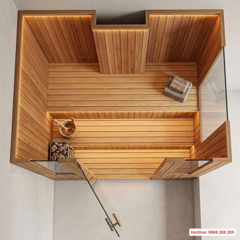 Triển khai phòng xông hơi gia đình tại Hoàng Đạo Thành, Hà Nội Phối cảnh ban đầu của dự án xông hơi