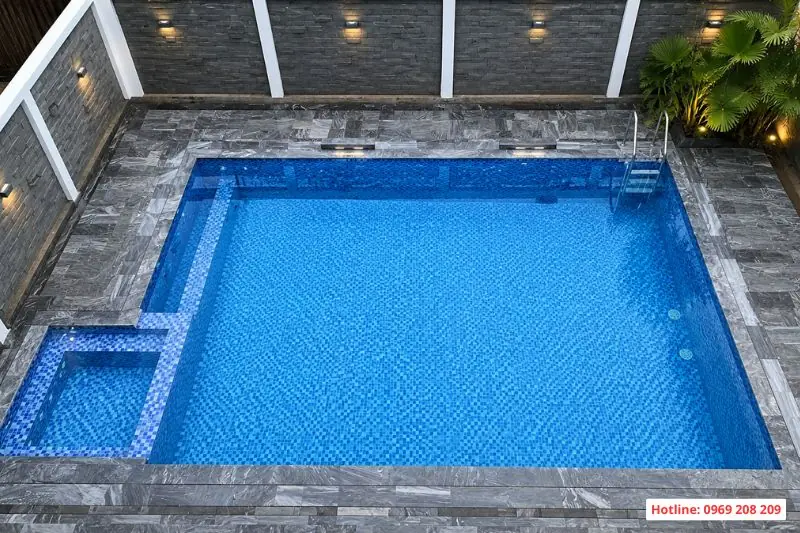 Kích thước bể bơi gia đình phù hợp, tối ưu theo quỹ đất Tham khảo kích thước bể bơi gia đình phù hợp