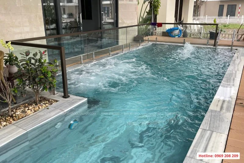 Kích thước bể bơi gia đình phù hợp, tối ưu theo quỹ đất Tham khảo kích thước bể bơi gia đình phù hợp