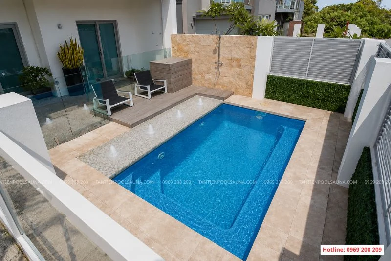 Kích thước bể bơi gia đình phù hợp, tối ưu theo quỹ đất Tham khảo kích thước bể bơi gia đình phù hợp