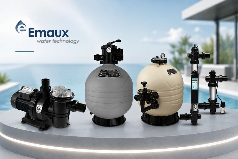 Thiết bị bể bơi Emaux – Giải pháp thiết bị hồ bơi cao cấp và đồng bộ Thiết bị bể bơi Emaux