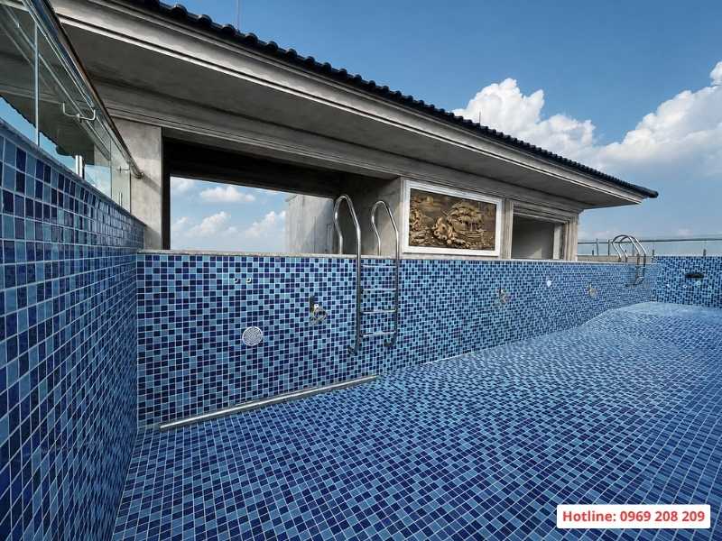 Thiết bị bể bơi gia đình gồm những gì? Tư vấn lựa chọn phù hợp Bể bơi gia đinh trên tầng thượng tại Bắc Ninh