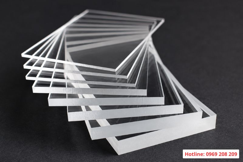 Độ dày đa dạng của các tấm acrylic 