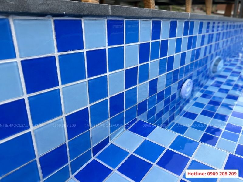Bể bơi composite dán gạch