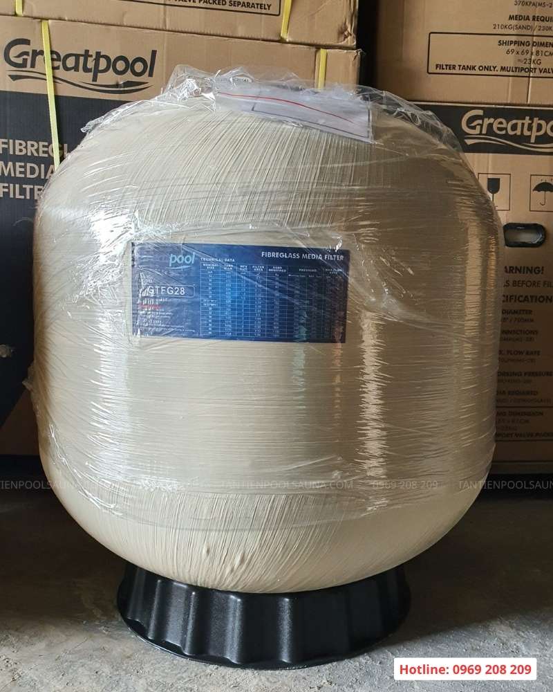 Bình lọc bể bơi GreatPool G Series Model Greatpool G28