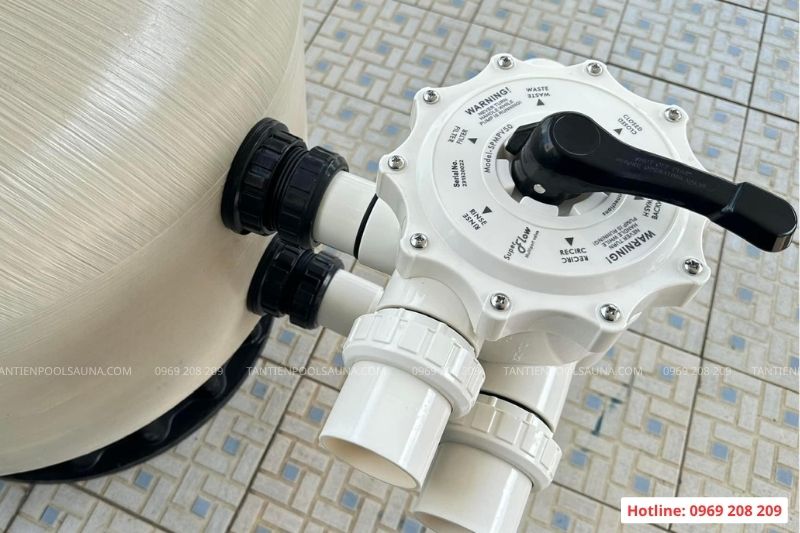 Bình Lọc Bể Bơi Greatpool GS Series Cụm tay van ngang của Greatpool GS series