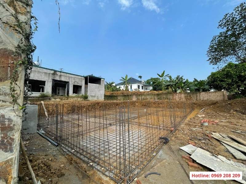 Bàn giao bể bơi kinh doanh homestay 200m2 tại Lương Sơn Hoà Bình Hoàn thiện bể bơi kinh doanh anh Thắng - Lương Sơn