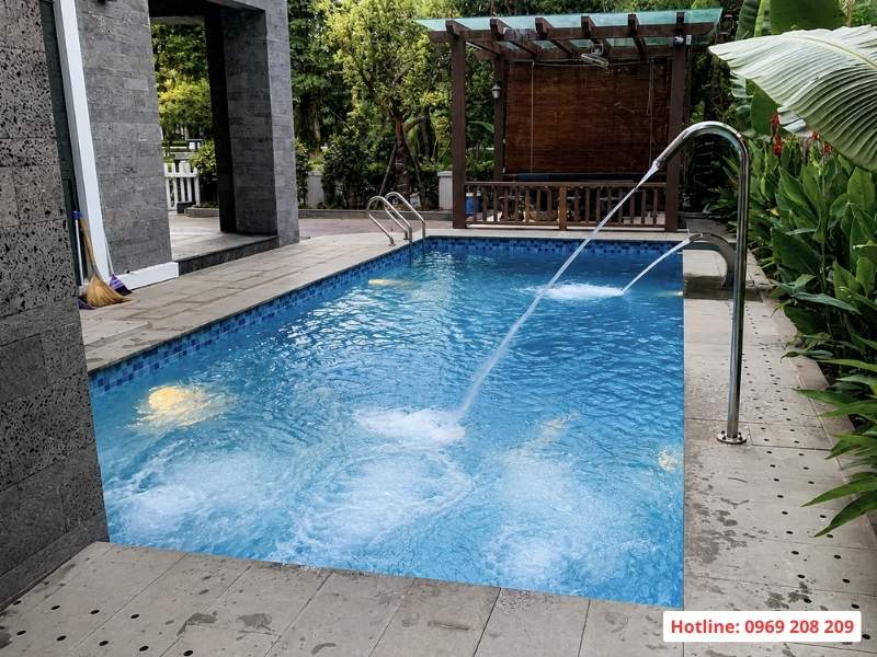 Bể bơi gia đình KĐT Xanh Villa