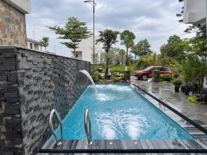 Bể bơi villa chị Mai Lương Sơn Hoà Bình