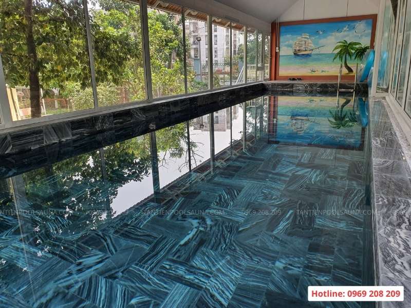 Bể bơi bốn mùa trong nhà tại Ba Vì