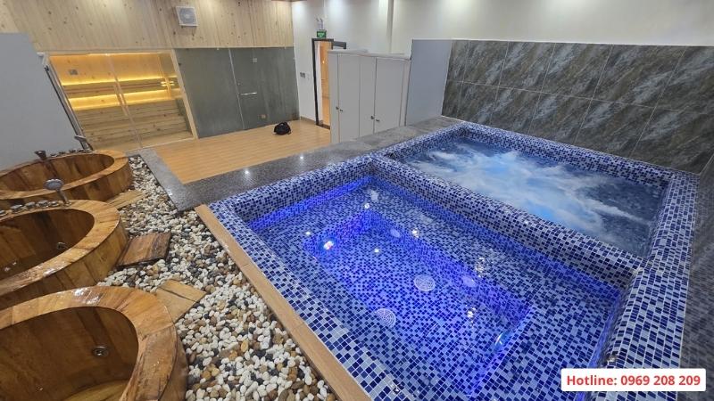 Bể sục nóng, bể ngâm lạnh cho spa