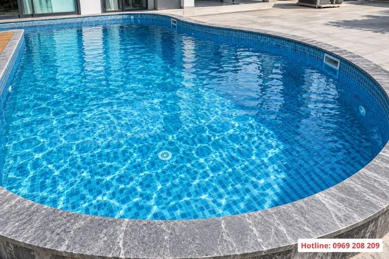 Cải tạo hồ cá Koi thành bể bơi: Những vấn đề kỹ thuật cần lưu ý Bể bơi cải tạo từ hồ cá koi