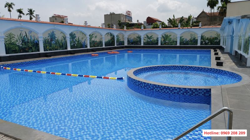 Bể bơi kinh doanh 200m2 tại Hải Phòng