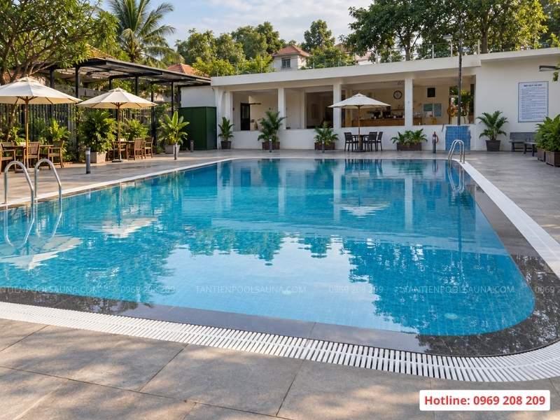 Mẫu bể bơi kinh doanh homestay