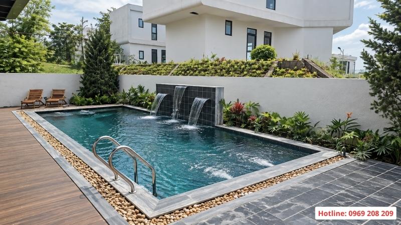 Bể bơi villa KĐT Legacy Hill