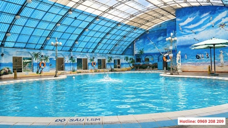 Top 5 hồ bơi trong nhà tại Hà Nội đáng tham khảo Bể bơi khách sạn Bảo Sơn