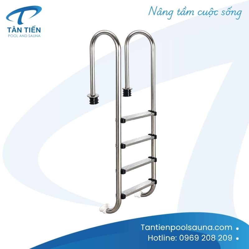 Thang bể bơi 4 bậc MU415 Thang bể bơi 4 bậc MU415