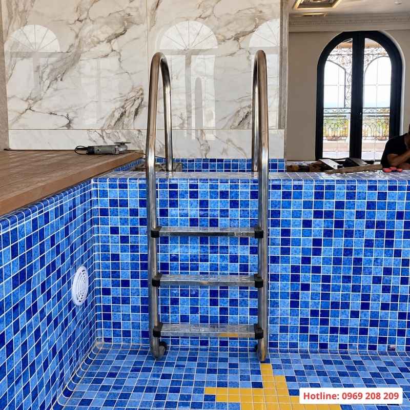 Thang bể bơi 3 bậc SF315 Thang be boi sf315 china nhap khau 14