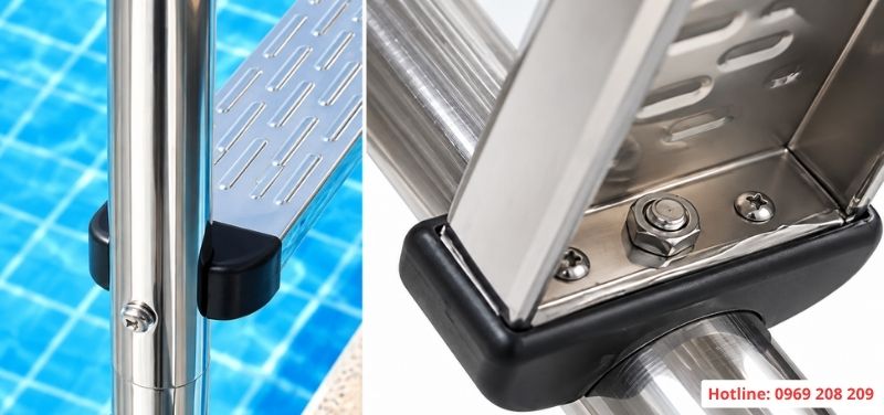 Thang bể bơi 4 bậc SF415 Thang inox 4 bậc sf415