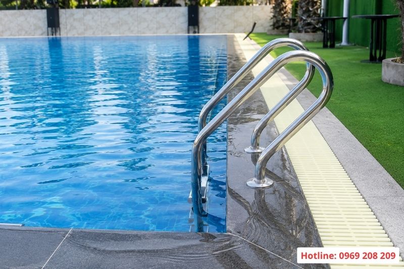Thang bể bơi 4 bậc SF415 Thang bể bơi 4 bậc SF415
