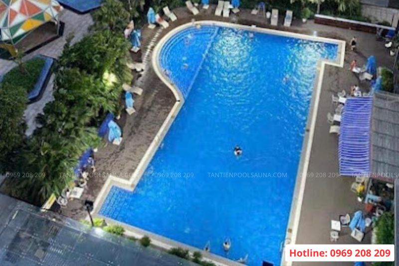 19 bể bơi gần đây tại Hà Nội được cập nhật năm 2026 Bể bơi Goldmark City – The Gold Pool