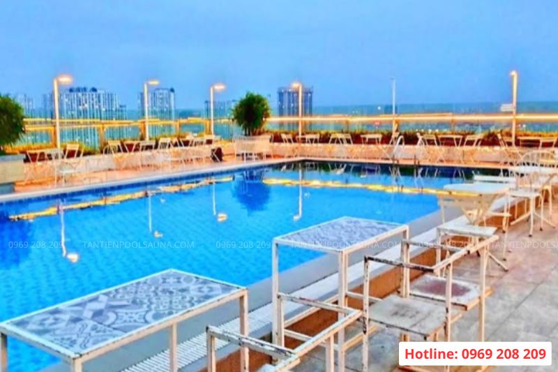 Top bể bơi ngoài trời đẹp ở Hà Nội năm 2026 Bể bơi Trill Group – Chill Pool