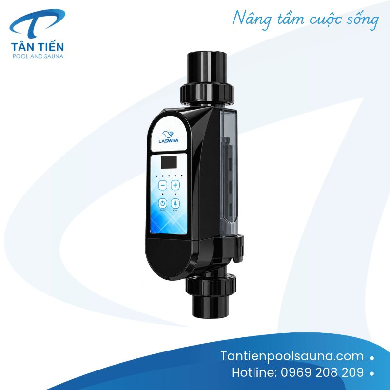 Bộ điện phân muối Laswim EC Plus bộ điện phân muối bể bơi Laswim EC PLUS