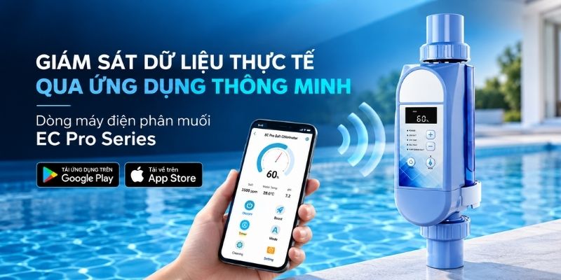 Bộ điện phân muối Laswim EC Pro Bộ điện phân muối Laswim EC PRO
