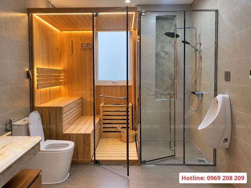 Lắp đặt phòng xông hơi khô Đại Mỗ, Hà Nội