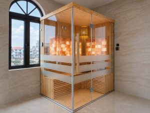 Phòng xông hơi đá muối lắp đặt tại Bắc Giang