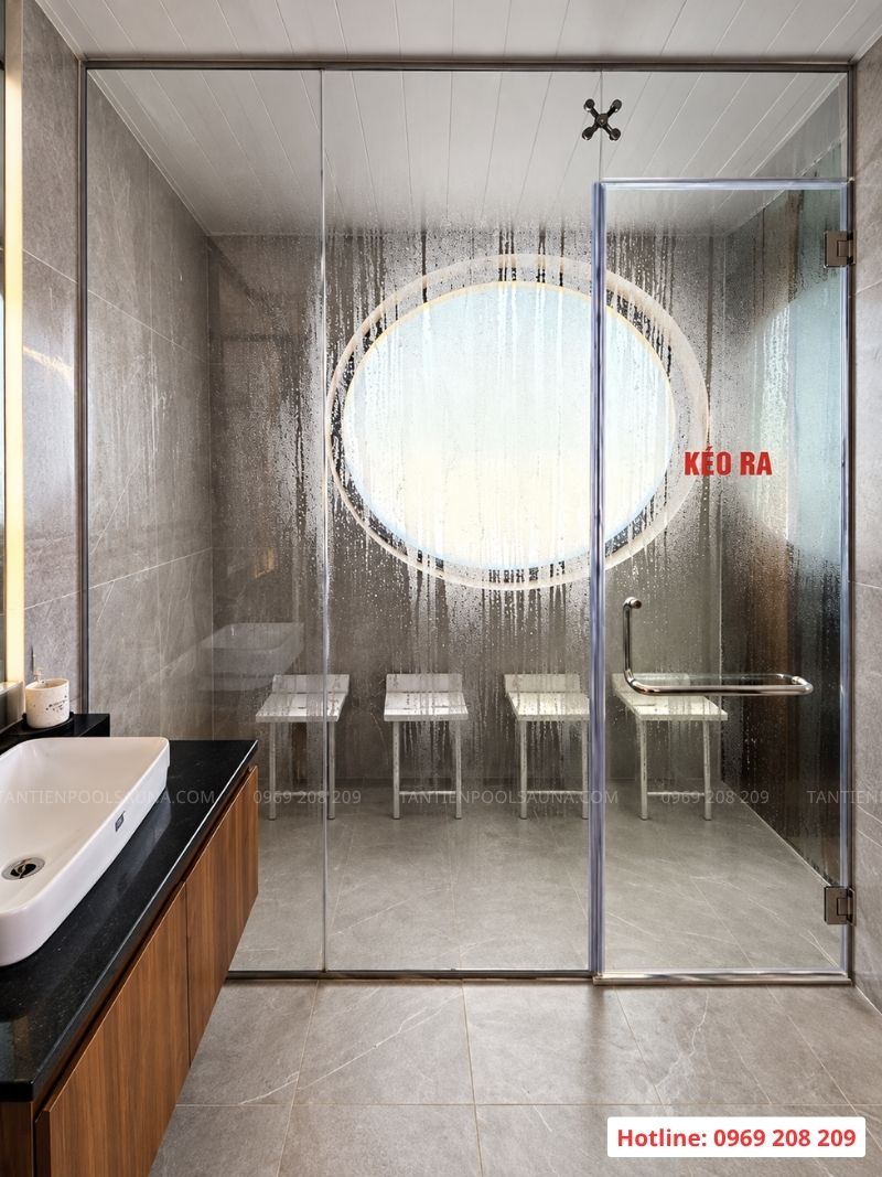 Phòng xông hơi ướt mộc horion villa