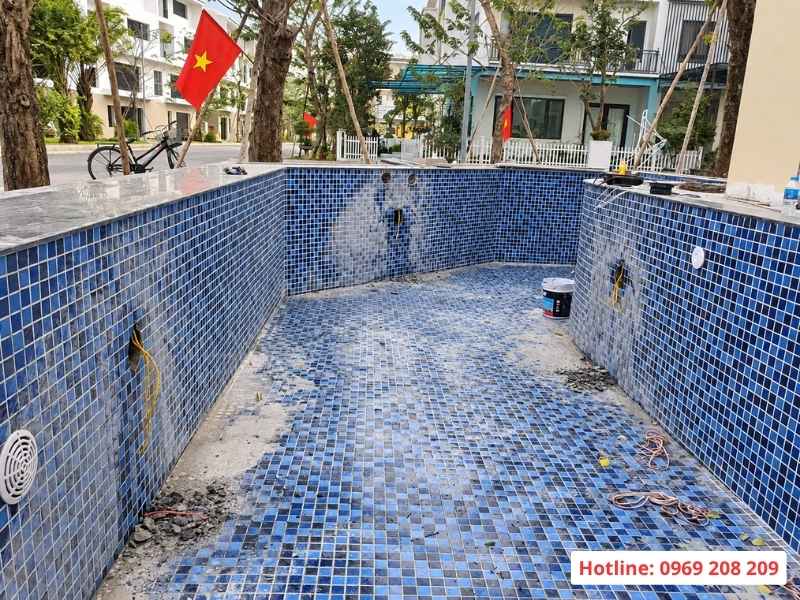 Cấu tạo thành bể bơi: Kết cấu, vật liệu và thiết bị Thi công bể bơi villa tại Hải Dương