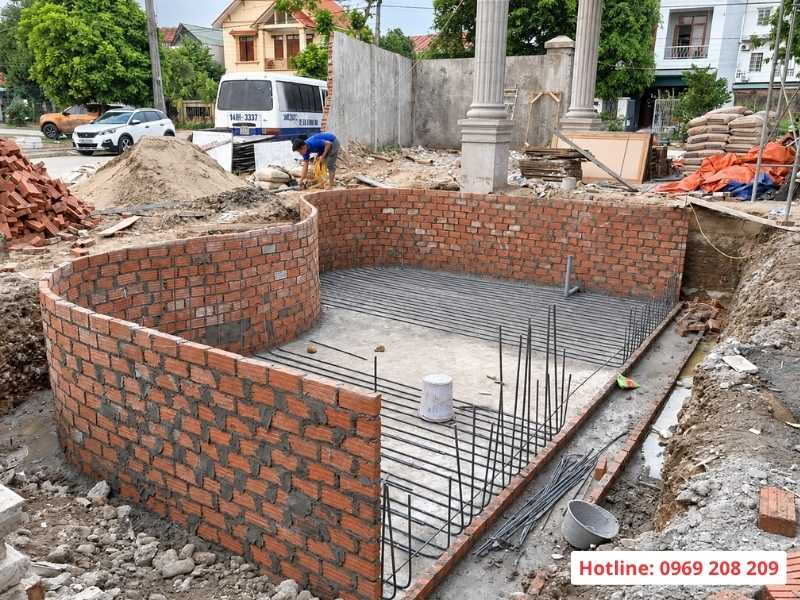 Cấu tạo thành bể bơi: Kết cấu, vật liệu và thiết bị Thi công bể bơi gia đình