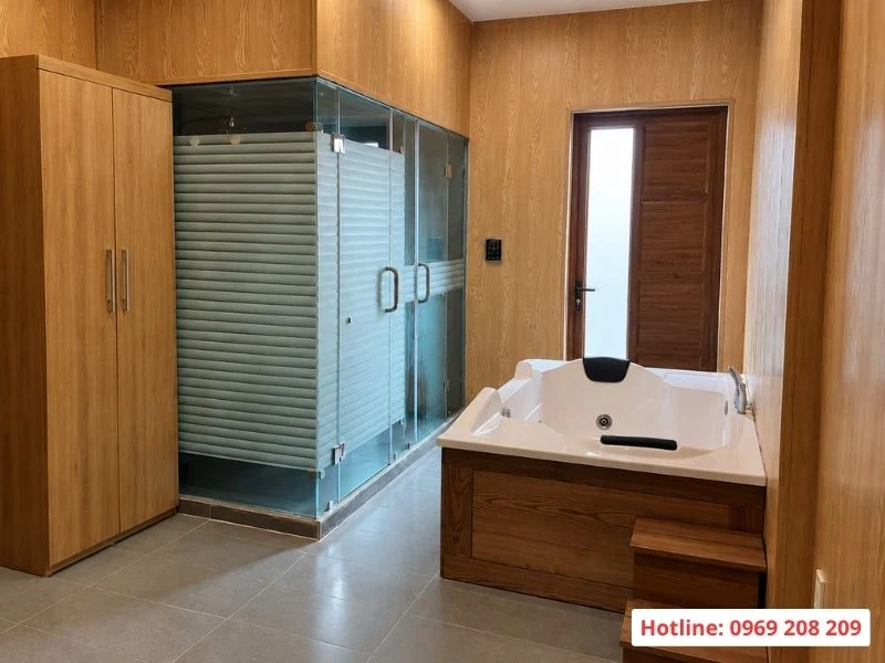 Thi công lắp đặt phòng xông hơi spa hải phòng