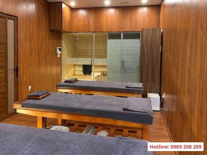 Thi công lắp đặt phòng xông hơi spa hải phòng