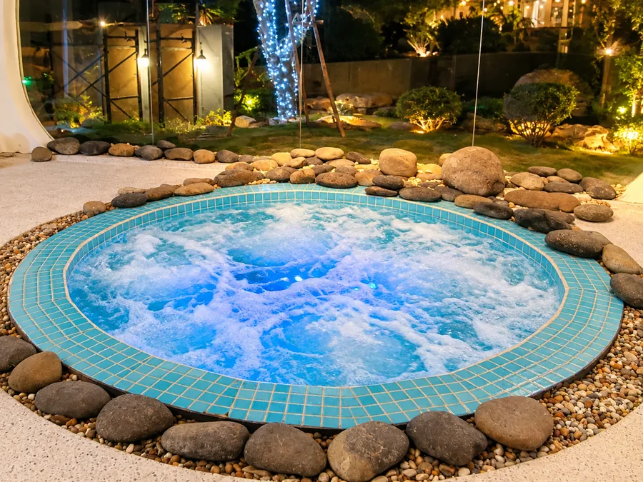 Bể sục onsen khoáng nóng
