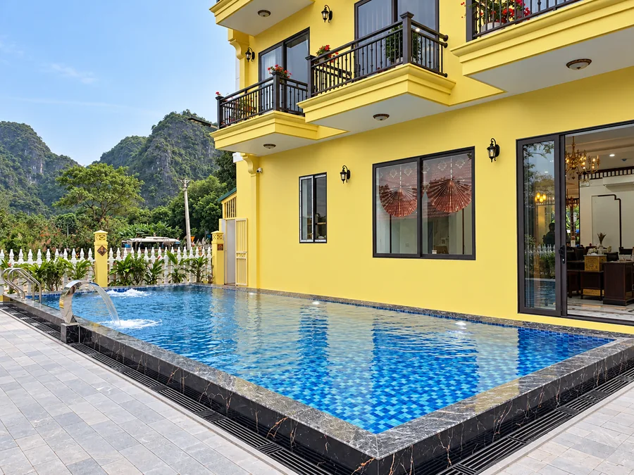 Bể bơi homestay tại Ninh Bình